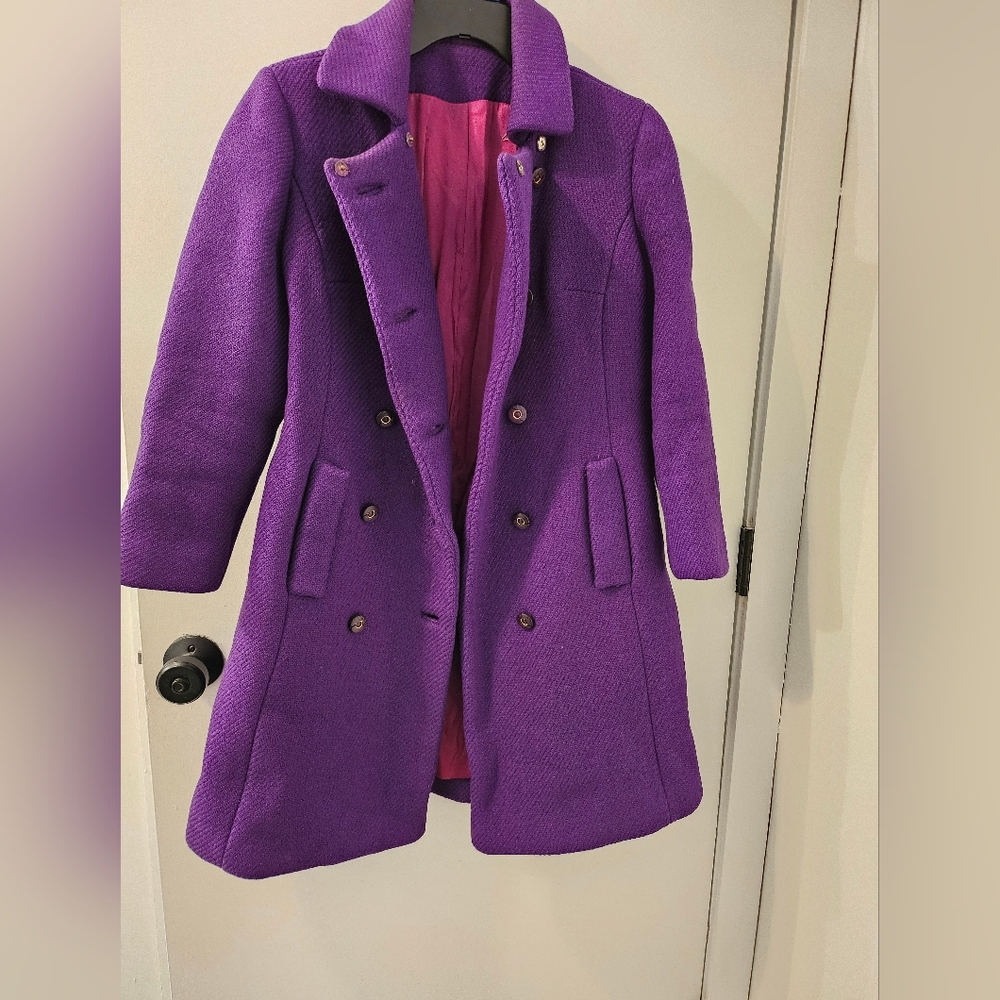 Purple vintage coat